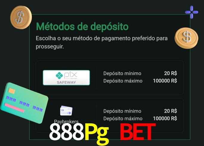 O cassino 888Pg Bet oferece uma grande variedade de métodos de pagamento